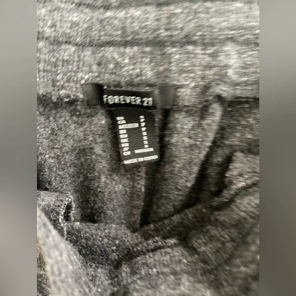 FOREVER 21 Gray Racing Joggers Women’s Small - Picture 4 of 4